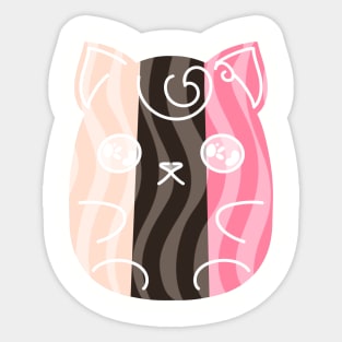 Neopolitan Cat - The Pretty Kitty Collection Sticker